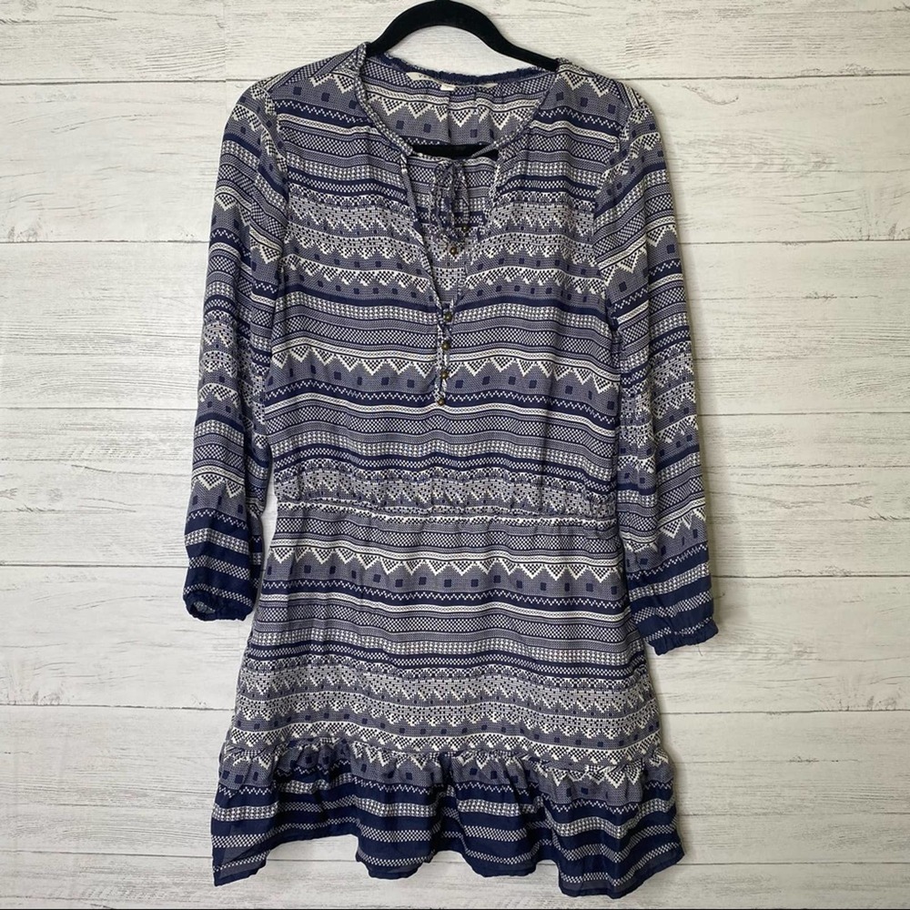 Veronica beard tribal print mini dress size 8